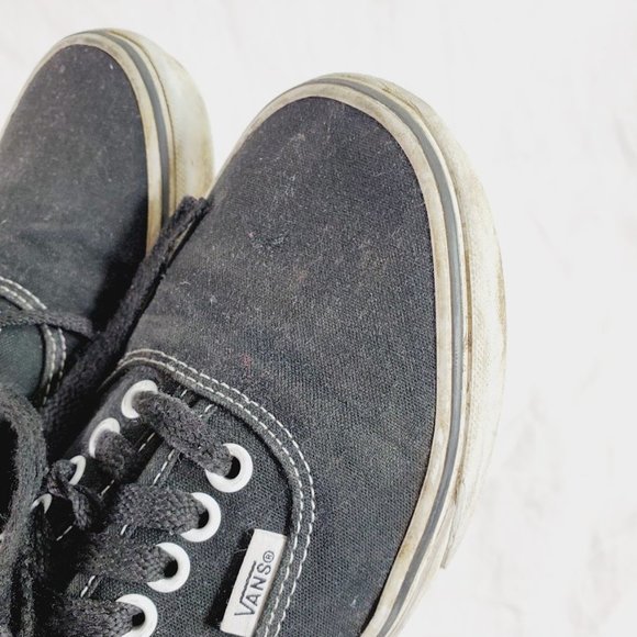 VANS Skateboarding Heavily Worn Trashed Beaters Size 7 Black - Picture 5 of 6